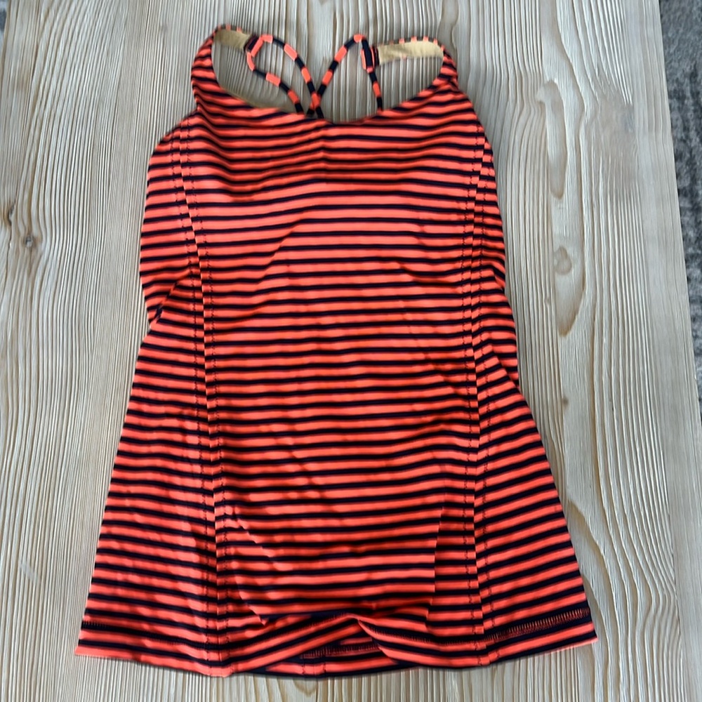 Lululemon striped workout top